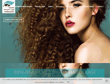 Tablet Screenshot of maquillagepermanent.com